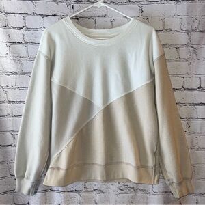 Abercrombie & Fitch Soft AF Crewneck Neutral Sweatshirt Size Medium
